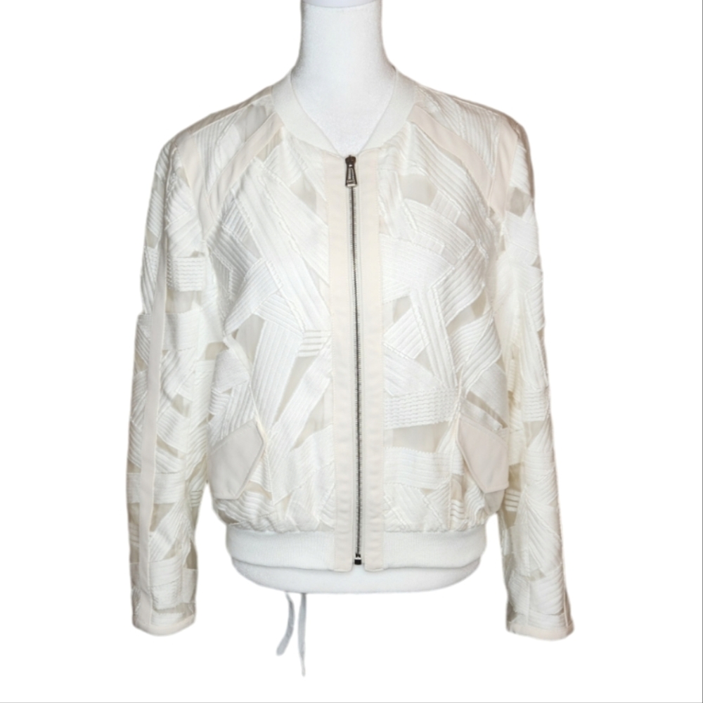Belstaff White Bomber Jacket